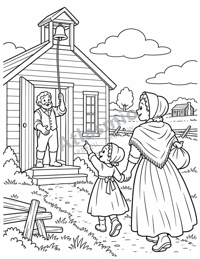 Illustration à colorier : Un chemin de fer sans train