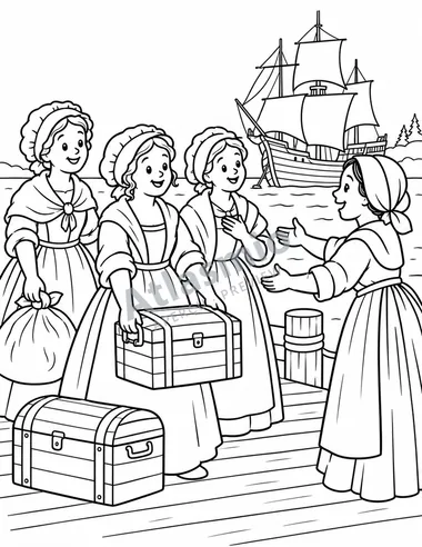 The Filles du Roy arrive