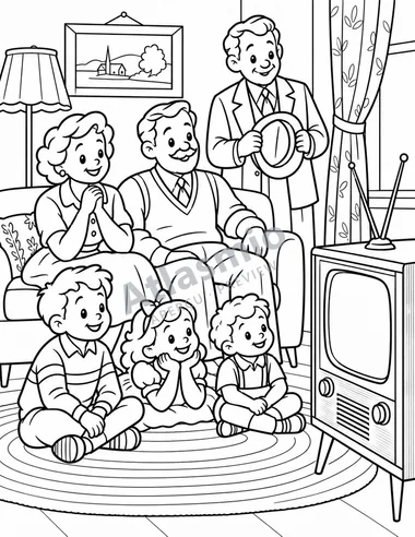 Television comes into the living room