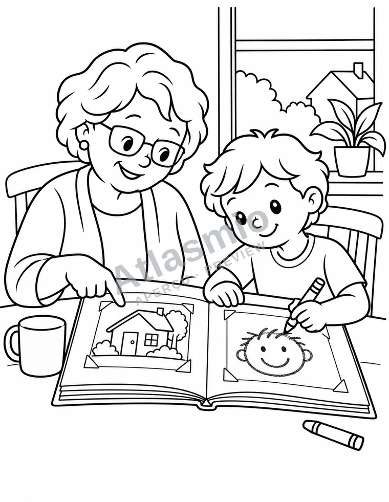 Illustration à colorier : Et toi, aujourd’hui?