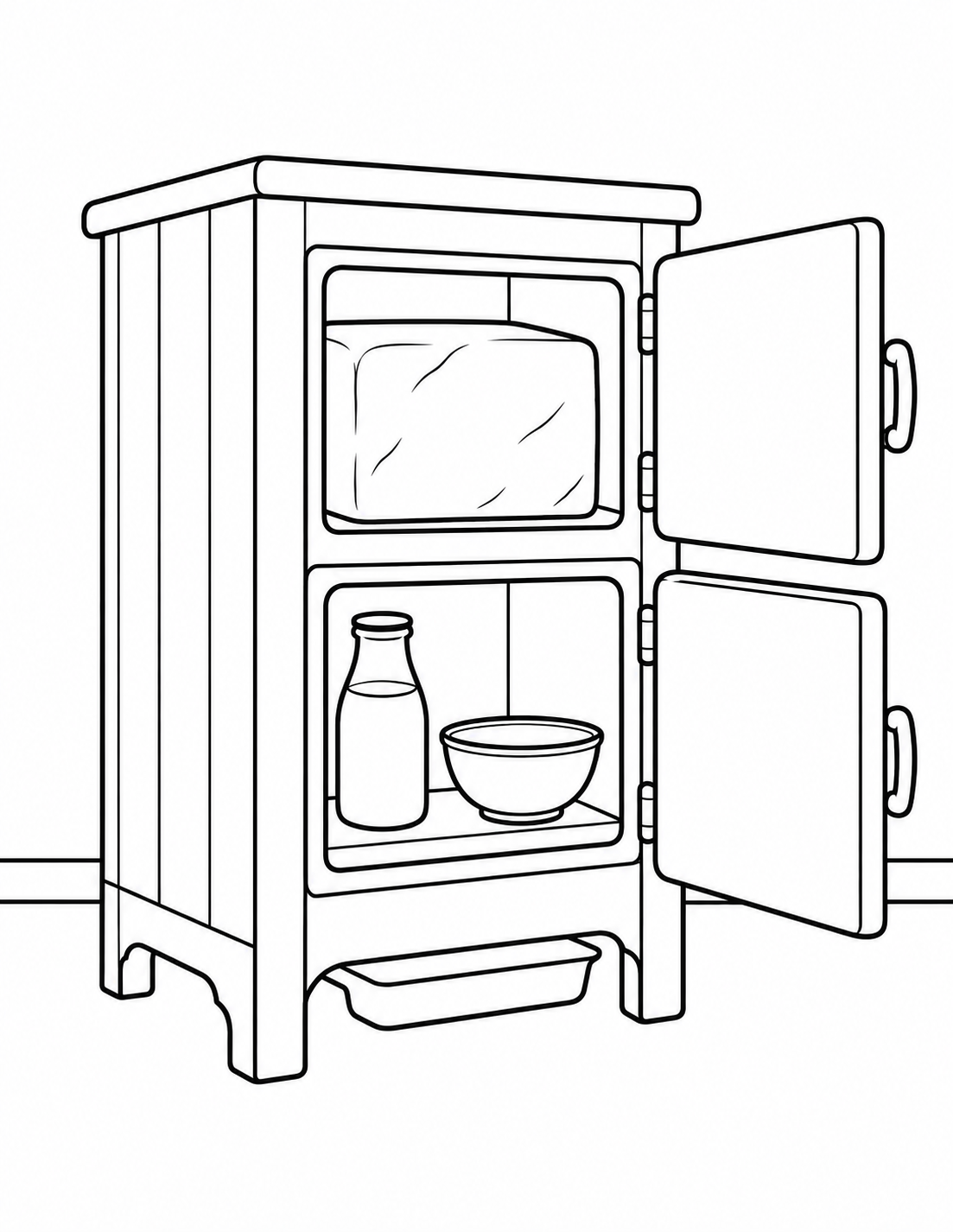La glacière de la cuisine