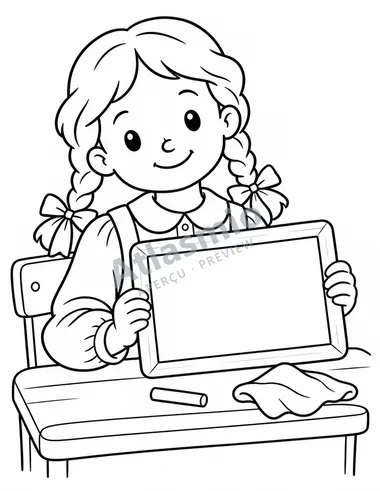 A slate to write on