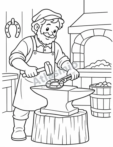 At the blacksmith's
