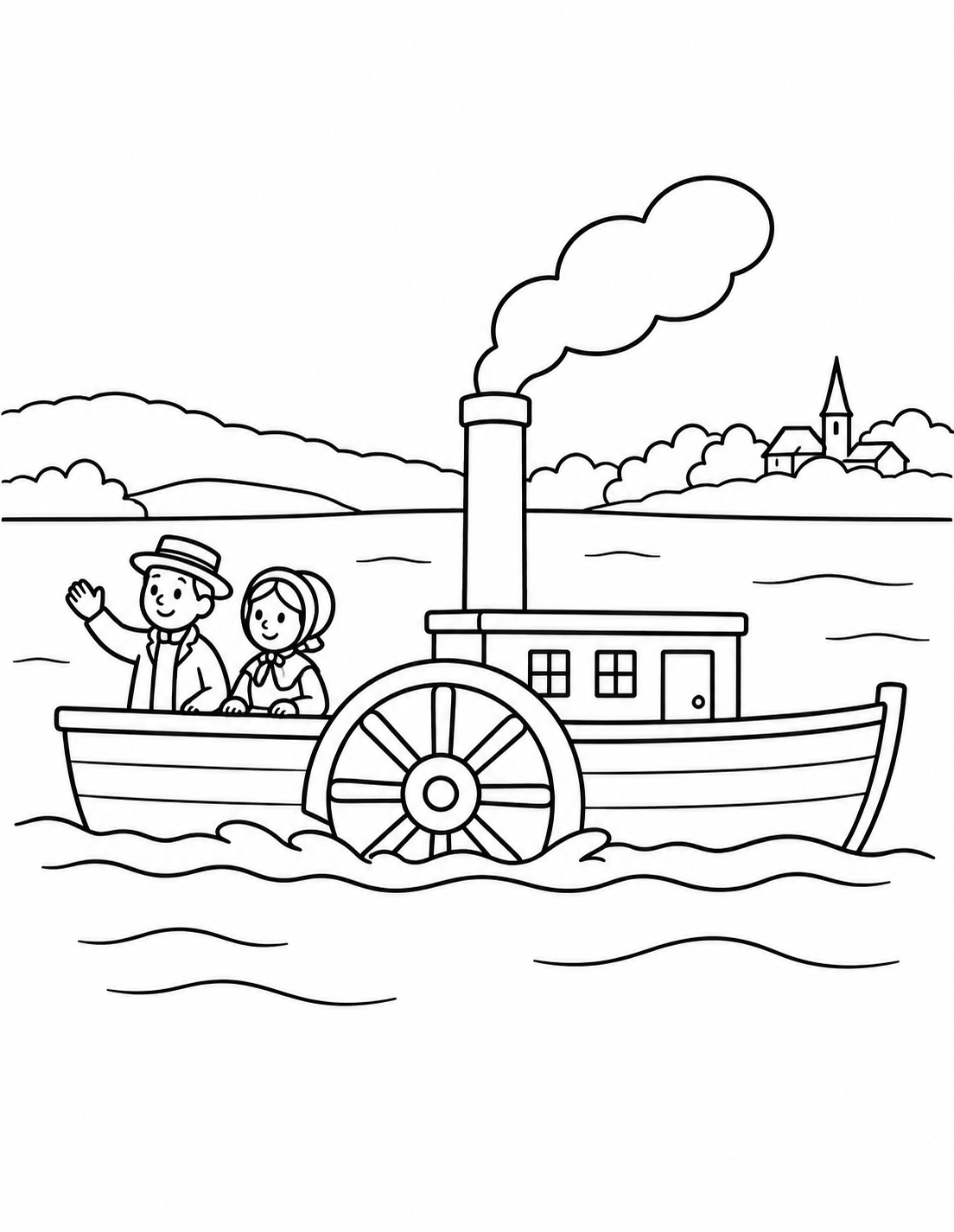 Le bateau à vapeur