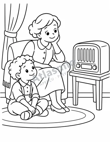 Listening to the radio
