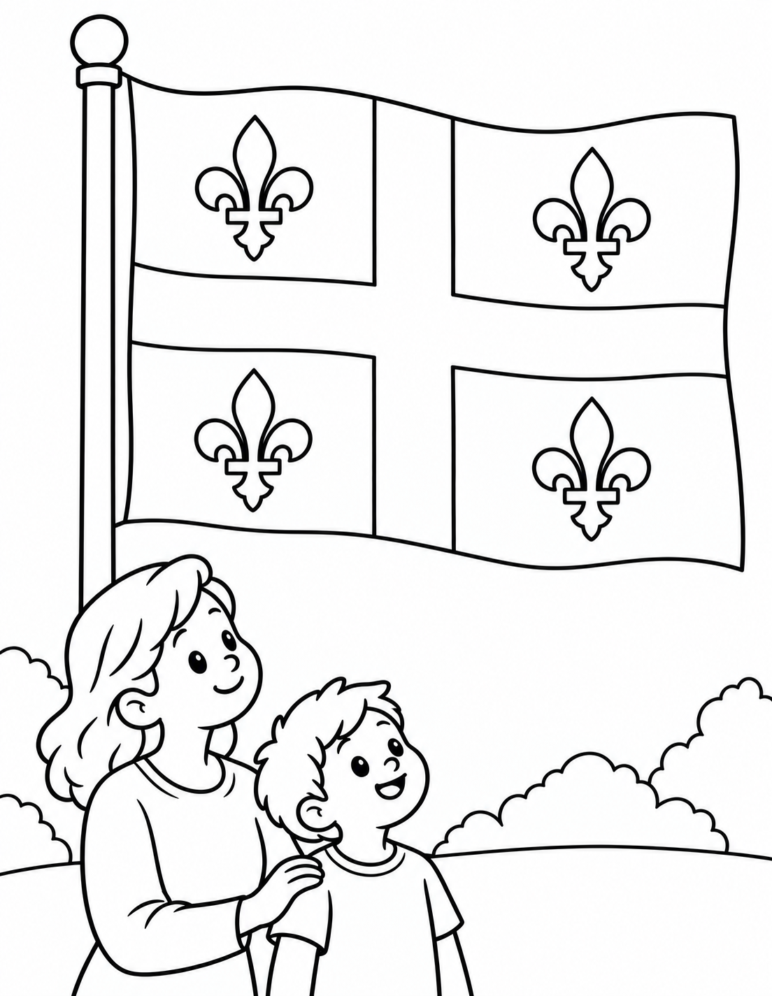 Le drapeau du Québec