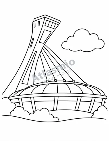 A leaning tower