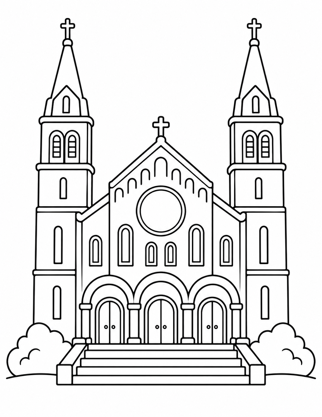 Les deux clochers de Sainte-Anne