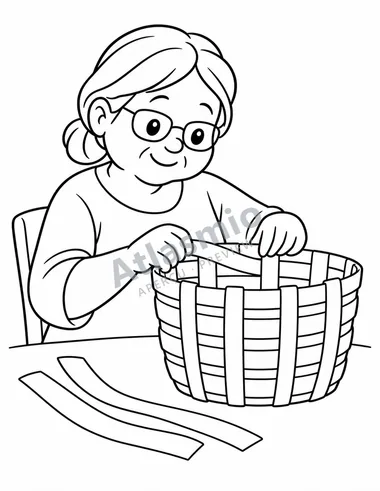 A basket at Odanak