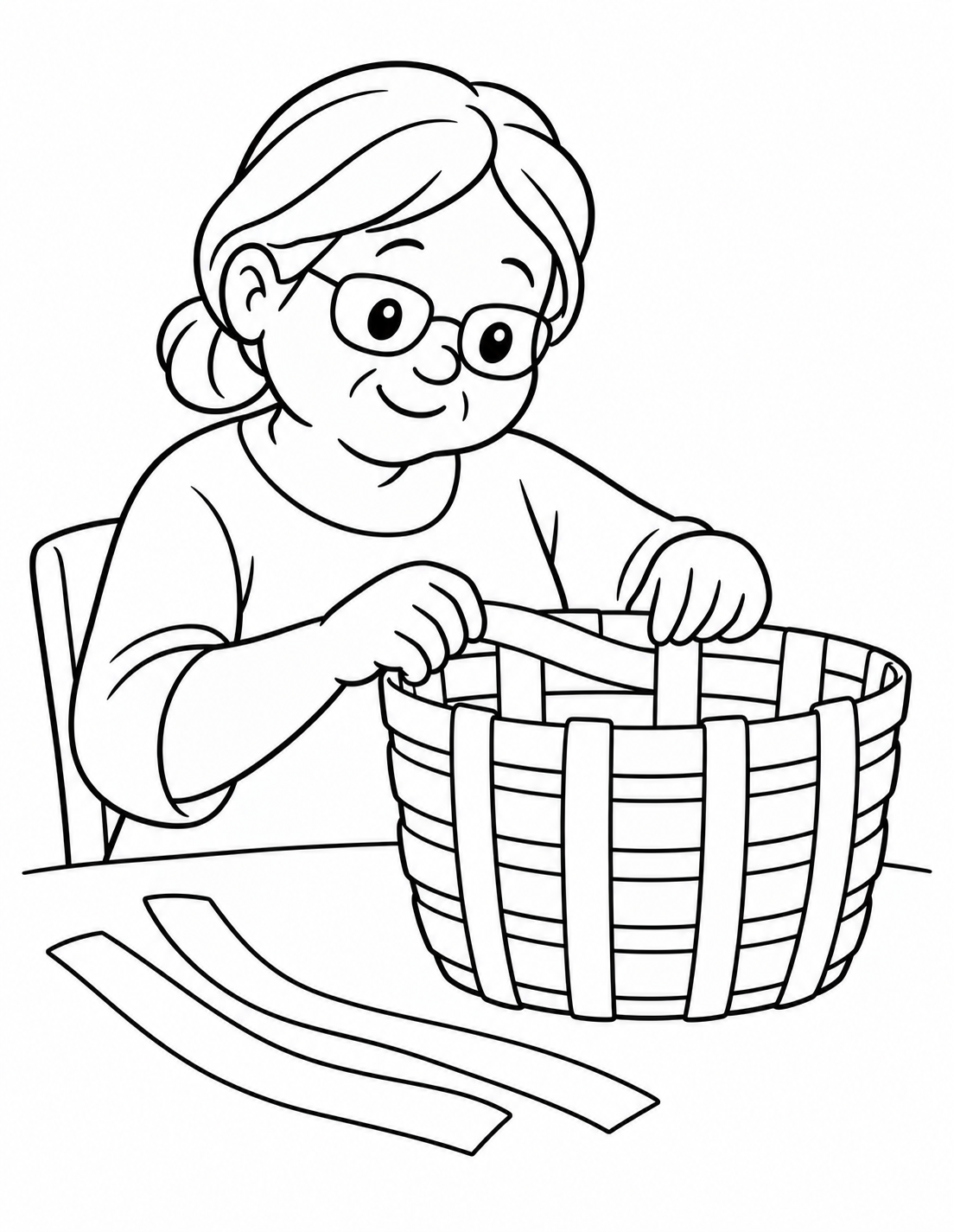 Un panier à Odanak