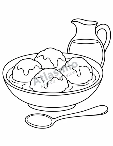Maple-syrup dumplings