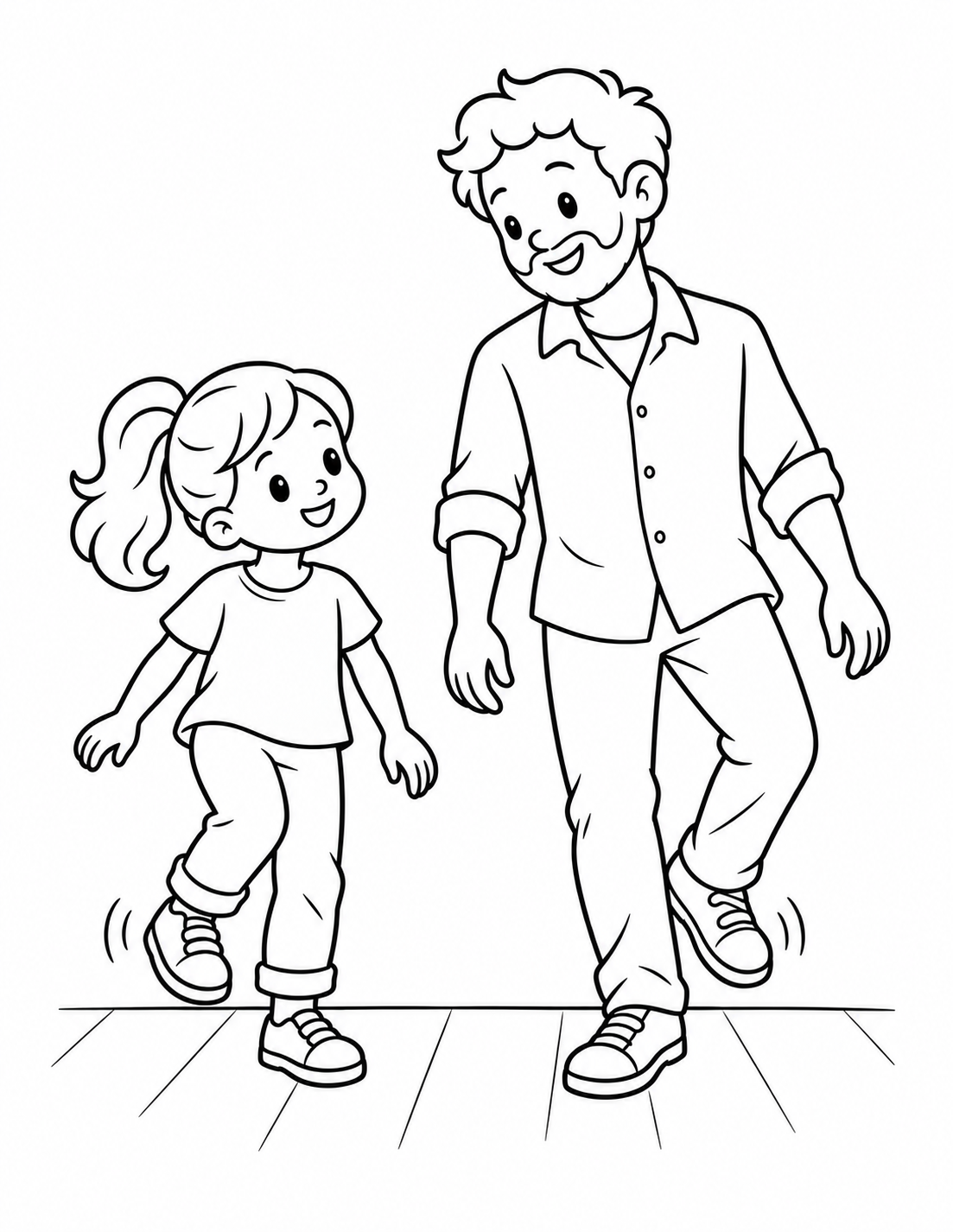 Les pieds de la gigue