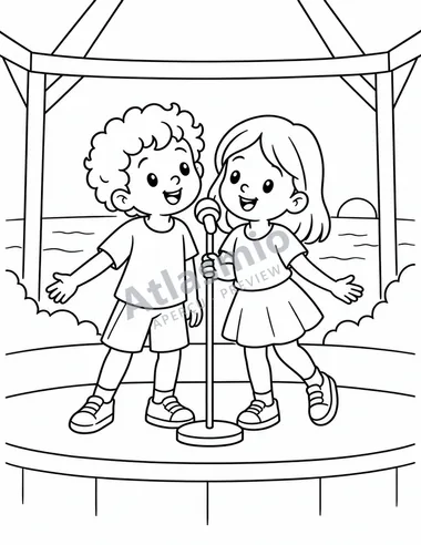 Singing at Petite-Vallée