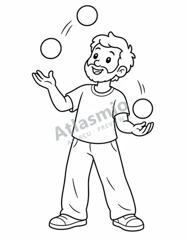 Three balls in the air
