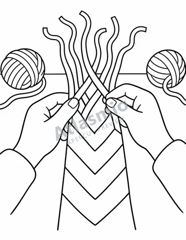 The arrow-patterned sash