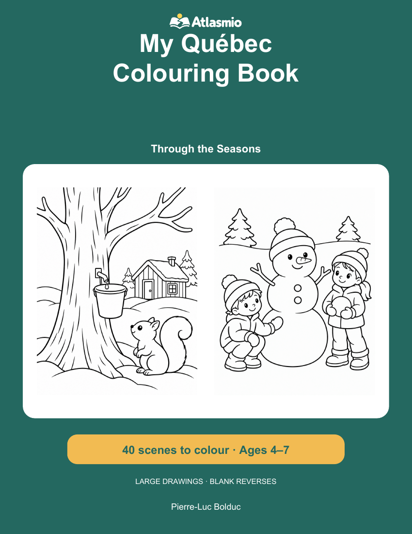 Cover: My Québec Colouring Book