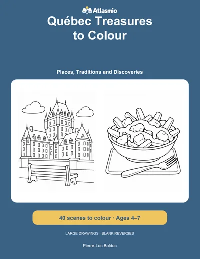 Cover: Québec Treasures to Colour