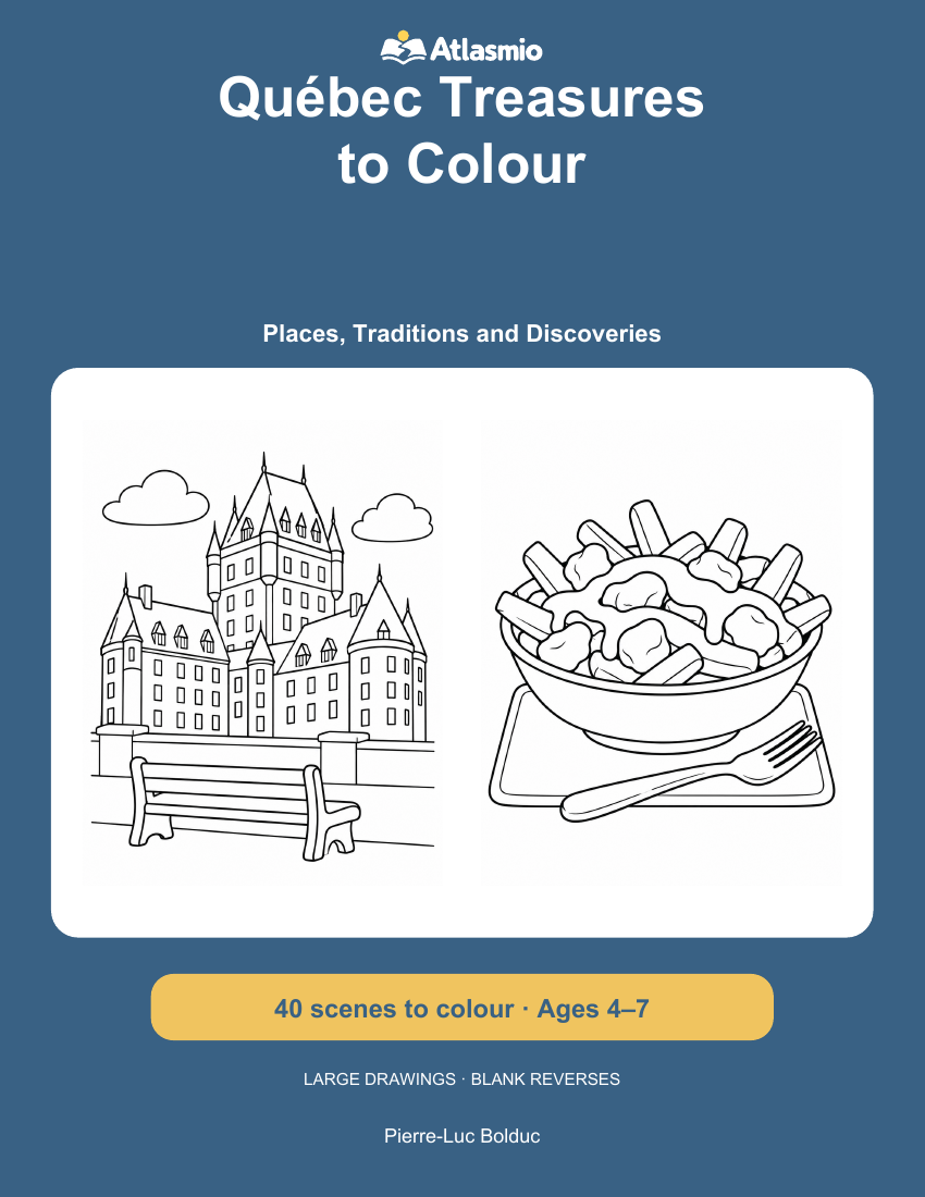 Cover: Québec Treasures to Colour