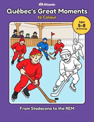 Cover: Québec’s Great Moments to Colour
