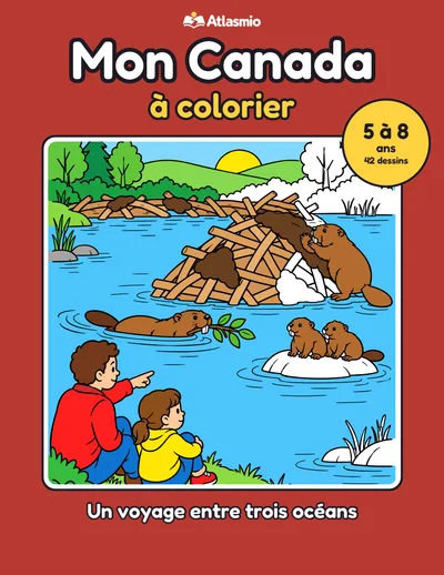 Couverture : Mon Canada à colorier