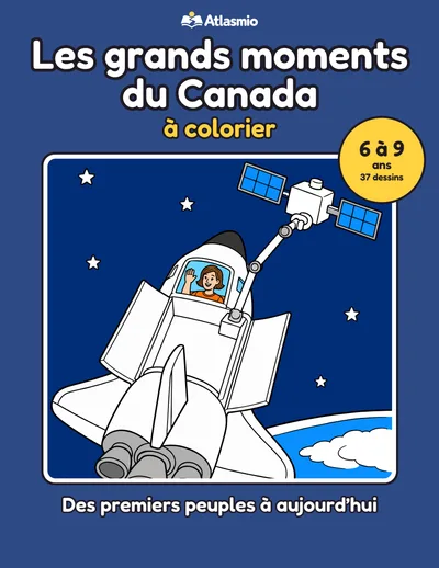 Couverture : Les grands moments du Canada à colorier
