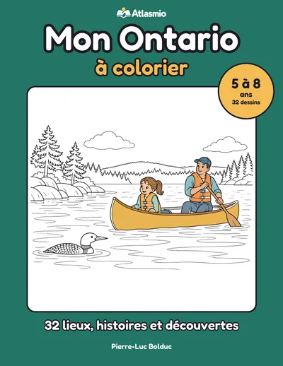 Couverture : Mon Ontario à colorier