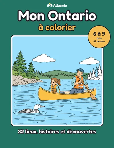 Couverture : Mon Ontario à colorier