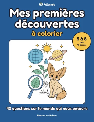 Couverture : Mes premières découvertes à colorier